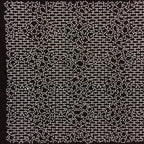 Japanese Antique Ise Katagami Paper Kimono Stencil Edo Diamond Shape Pattern A53