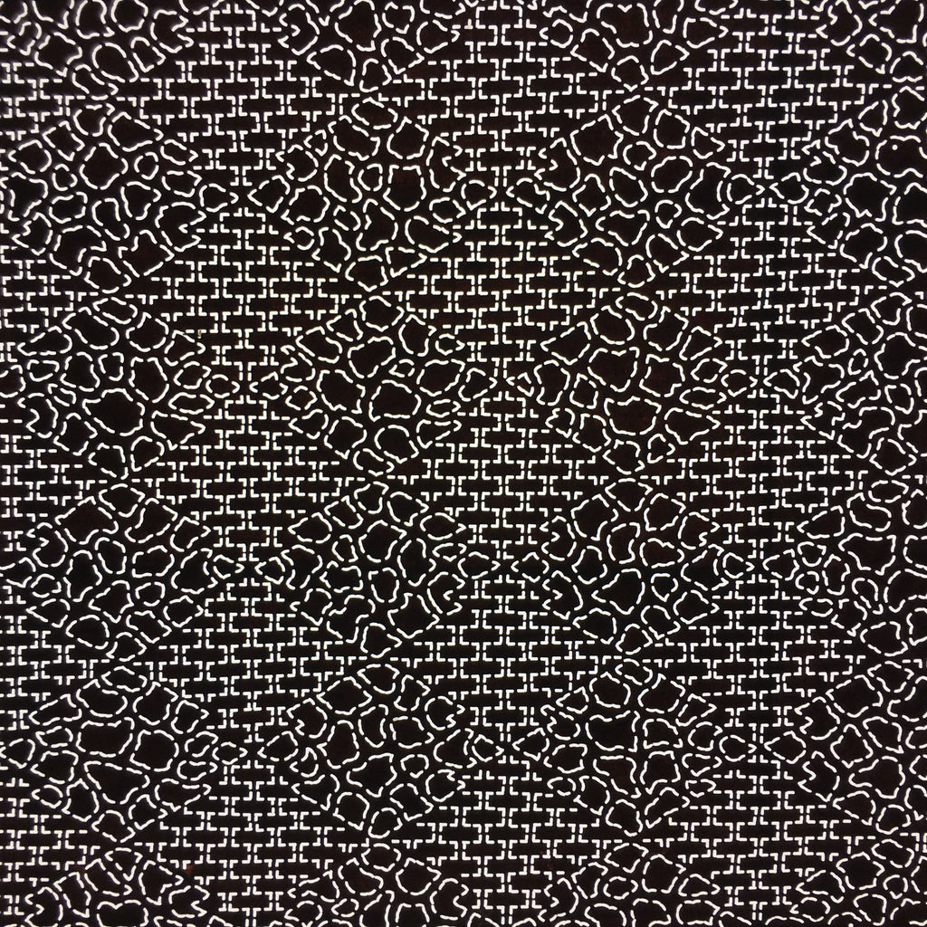 Japanese Antique Ise Katagami Paper Kimono Stencil Edo Diamond Shape Pattern A53