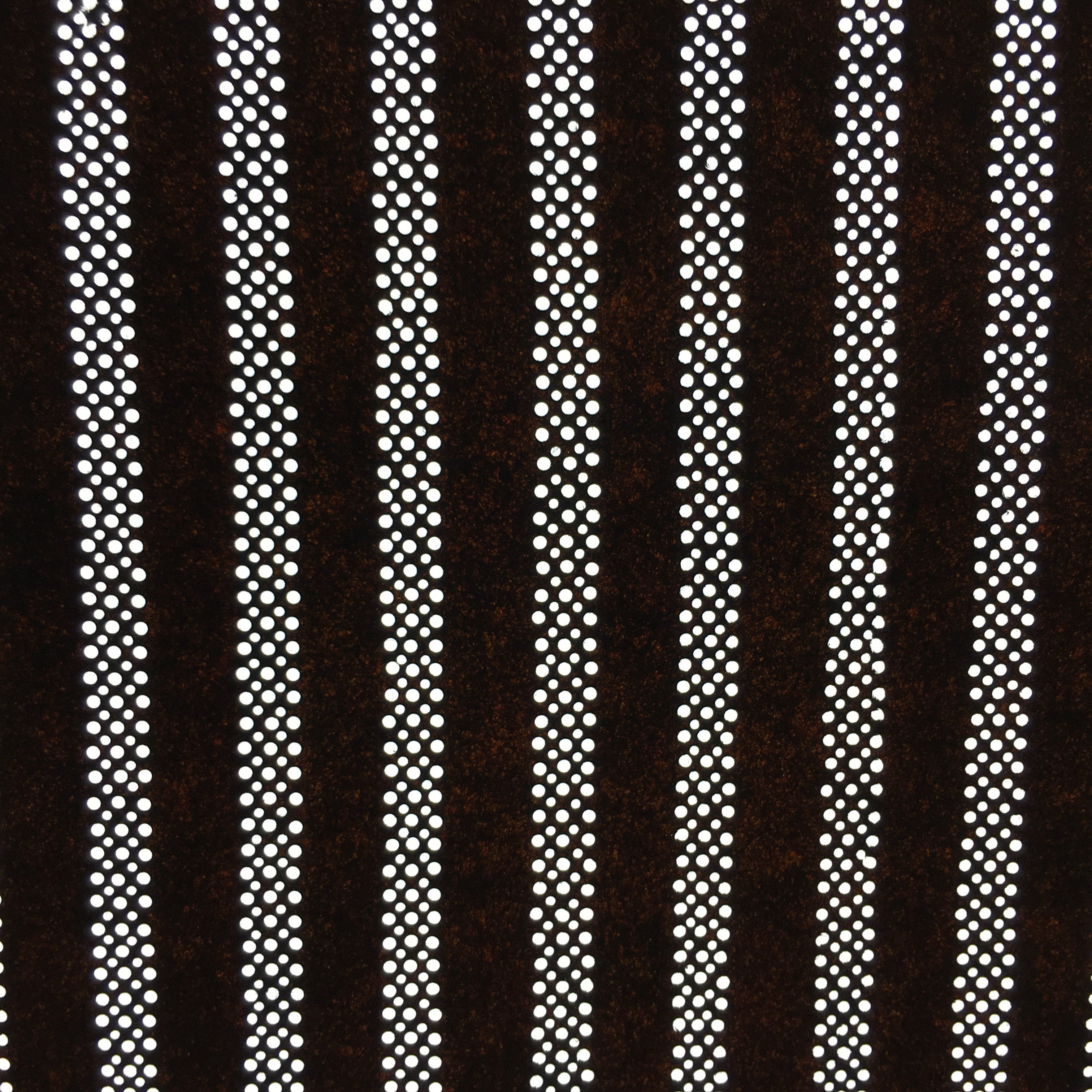 Japanese Antique Ise Katagami Paper Kimono Stencil Edo Dot Line Pattern A502