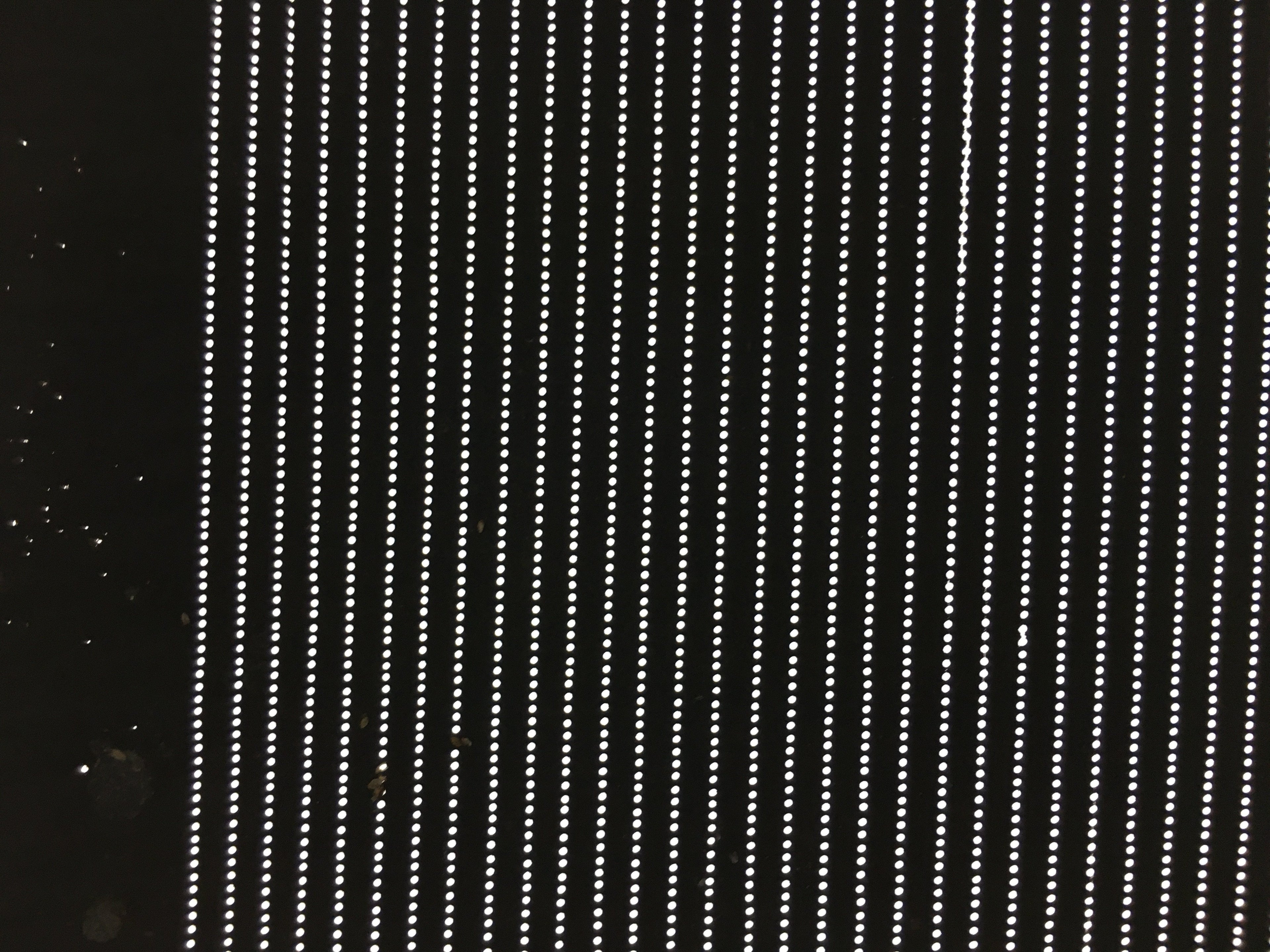 Japanese Antique Ise Katagami Paper Kimono Stencil Edo Dot Line Stripe A455