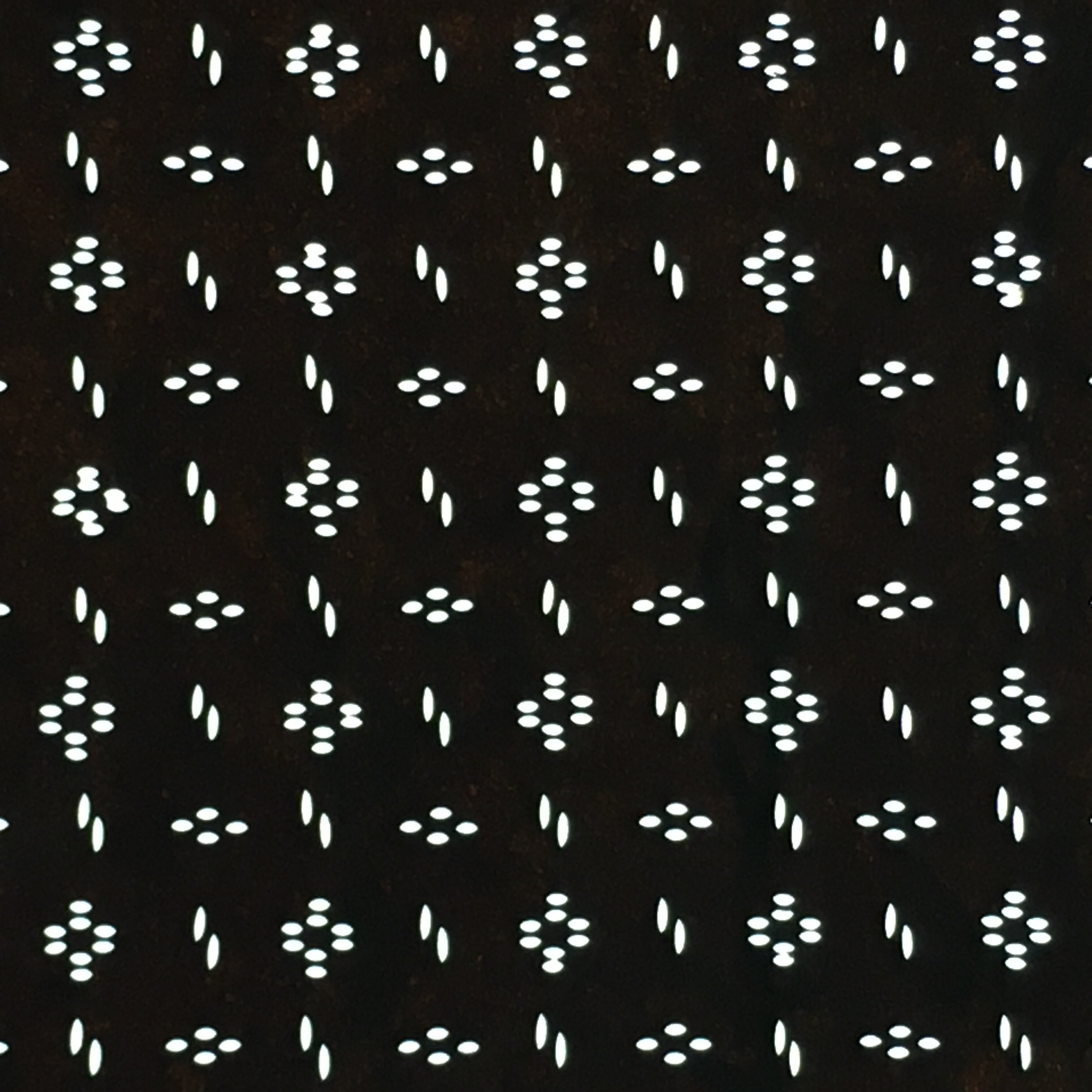 Japanese Antique Ise Katagami Paper Kimono Stencil Edo Dot Pattern A591