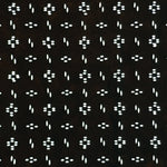 Japanese Antique Ise Katagami Paper Kimono Stencil Edo Dot Pattern A591