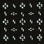 Japanese Antique Ise Katagami Paper Kimono Stencil Edo Dot Pattern A591