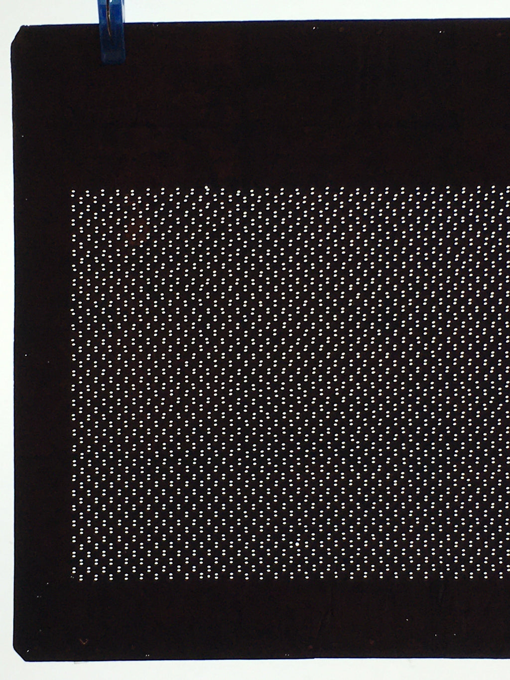 Japanese Antique Ise Katagami Paper Kimono Stencil Edo Dot Pattern A594