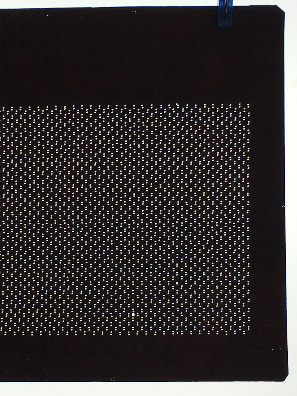 Japanese Antique Ise Katagami Paper Kimono Stencil Edo Dot Pattern A594