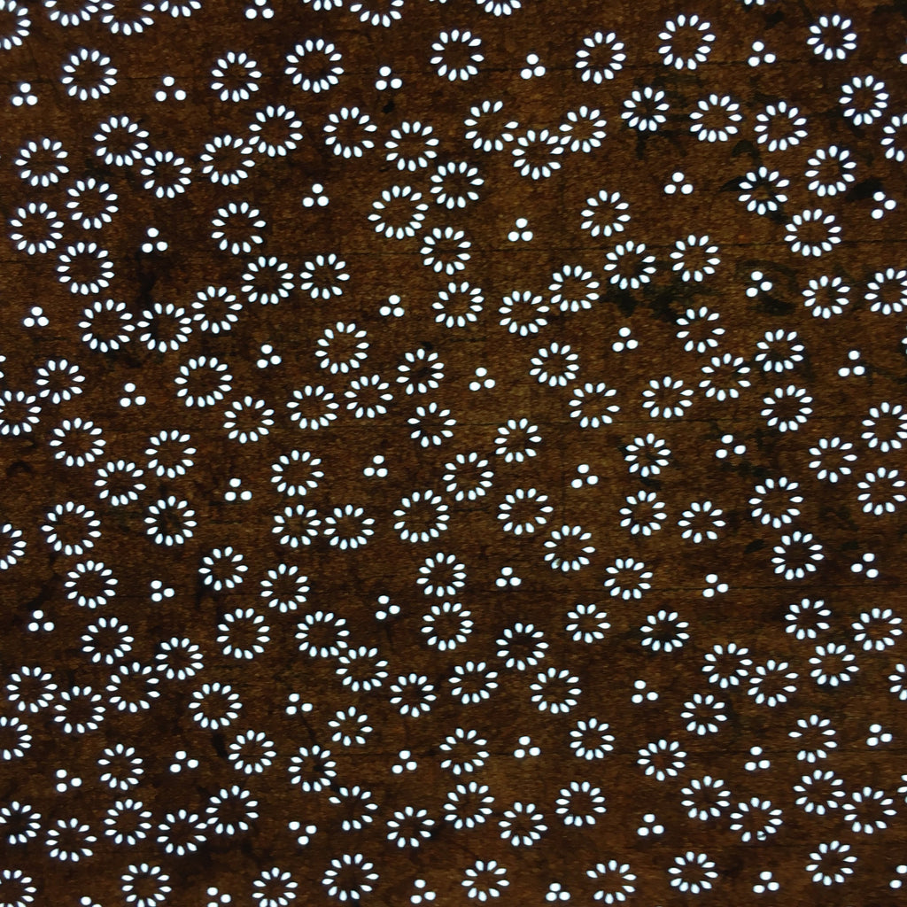 Japanese Antique Ise Katagami Paper Kimono Stencil Edo Dotted Circle Pattern A53