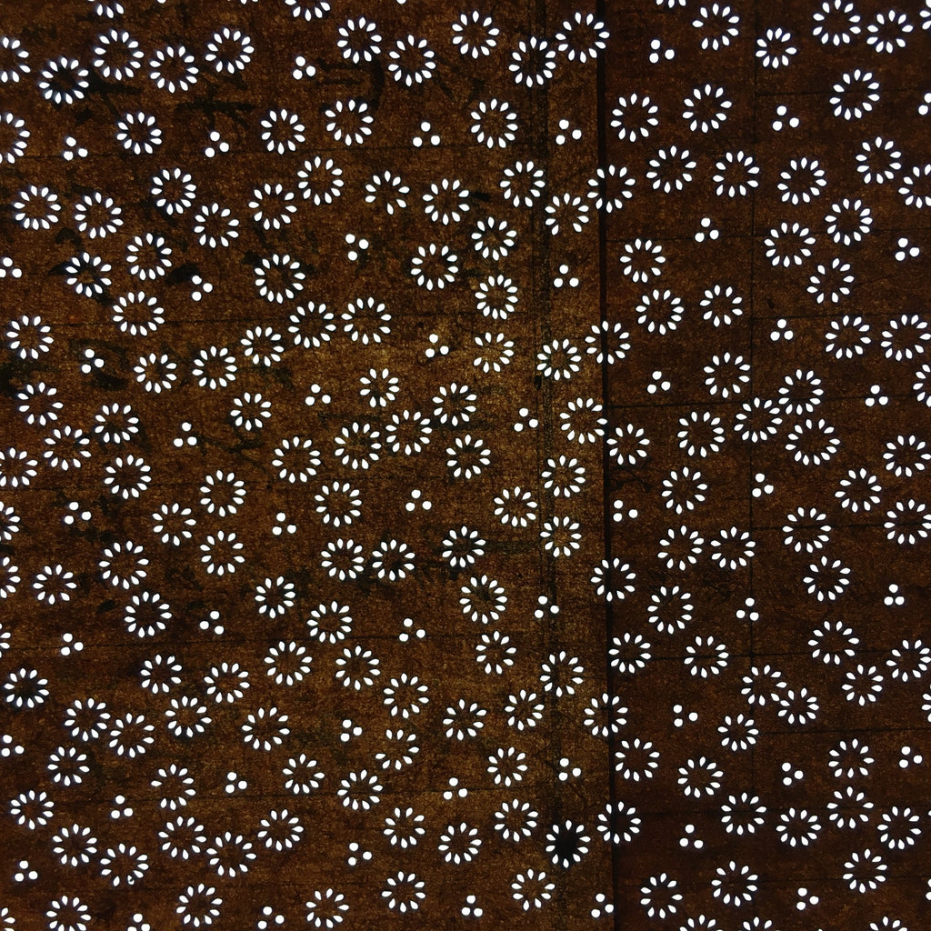 Japanese Antique Ise Katagami Paper Kimono Stencil Edo Dotted Circle Pattern A53