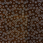 Japanese Antique Ise Katagami Paper Kimono Stencil Edo Dotted Circle Pattern A53