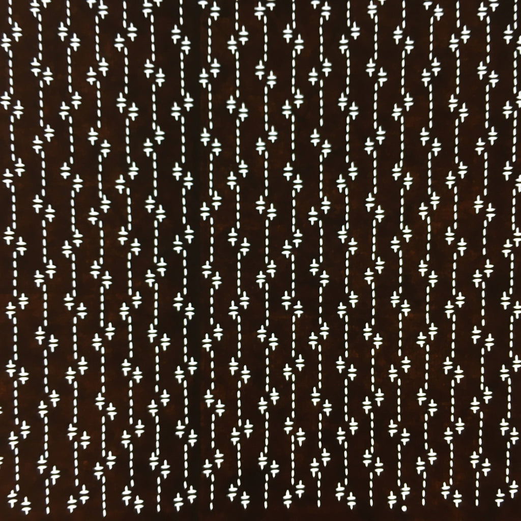 Japanese Antique Ise Katagami Paper Kimono Stencil Edo Dotted Line A430