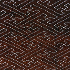 Japanese Antique Ise Katagami Paper Kimono Stencil Edo Dotted Line Pattern A515