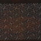 Japanese Antique Ise Katagami Paper Kimono Stencil Edo Dotted Line Pattern A515