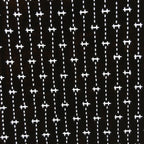 Japanese Antique Ise Katagami Paper Kimono Stencil Edo Dotted Line Pattern A521