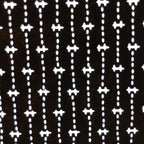 Japanese Antique Ise Katagami Paper Kimono Stencil Edo Dotted Line Pattern A521