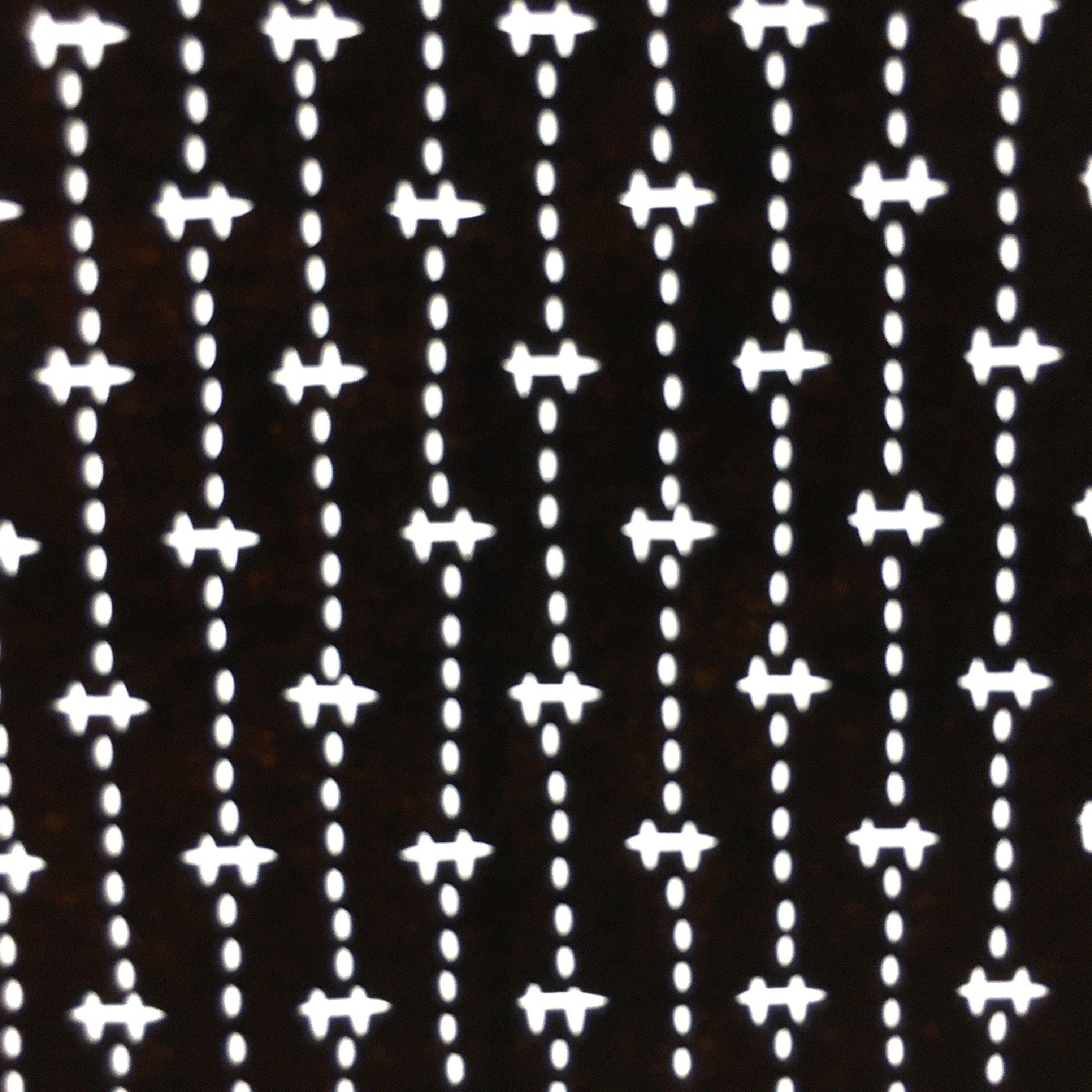 Japanese Antique Ise Katagami Paper Kimono Stencil Edo Dotted Line Pattern A521