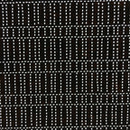 Japanese Antique Ise Katagami Paper Kimono Stencil Edo Dotted Line Pattern A532