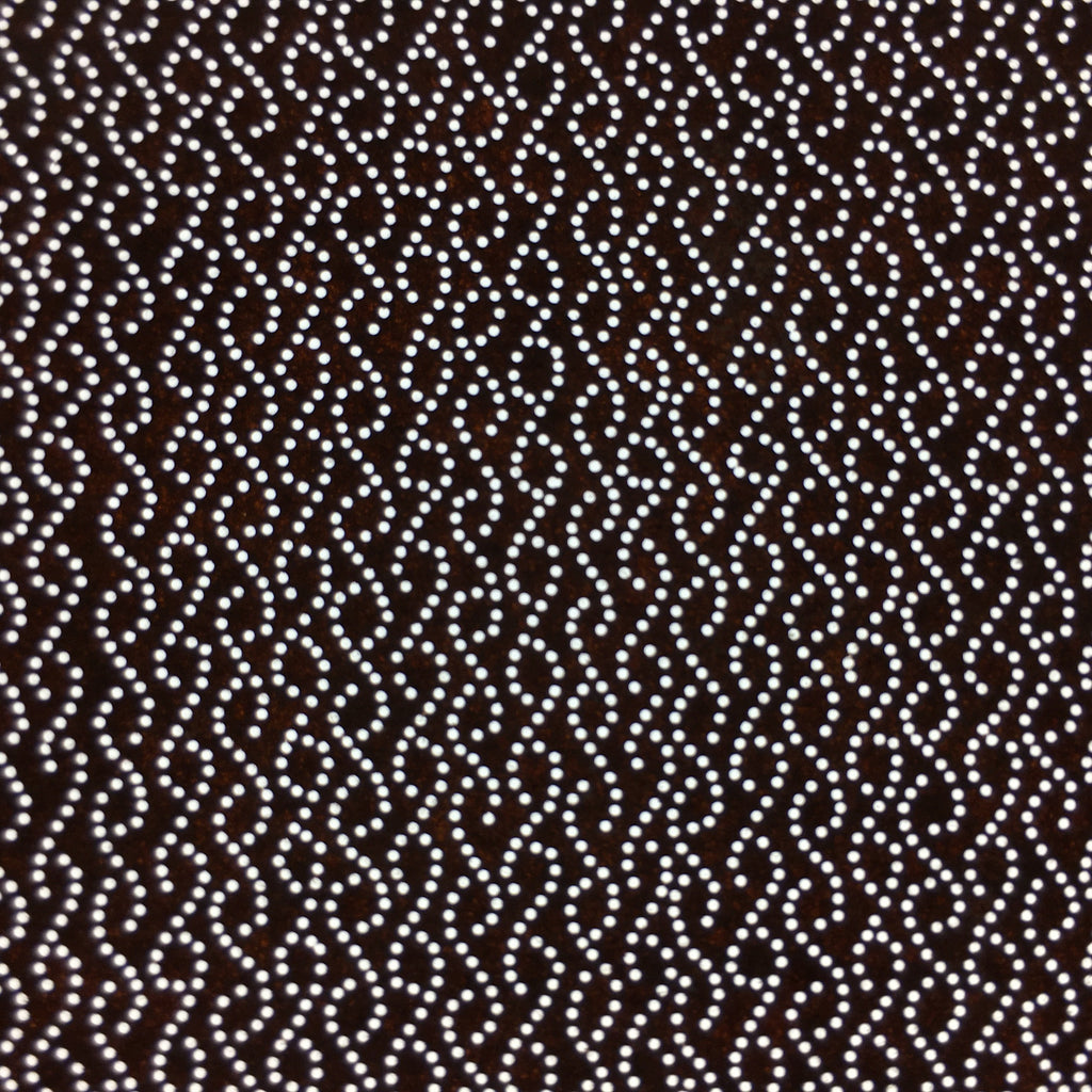 Japanese Antique Ise Katagami Paper Kimono Stencil Edo Dotted Spiral A407