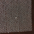 Japanese Antique Ise Katagami Paper Kimono Stencil Edo Dotted Spiral A407