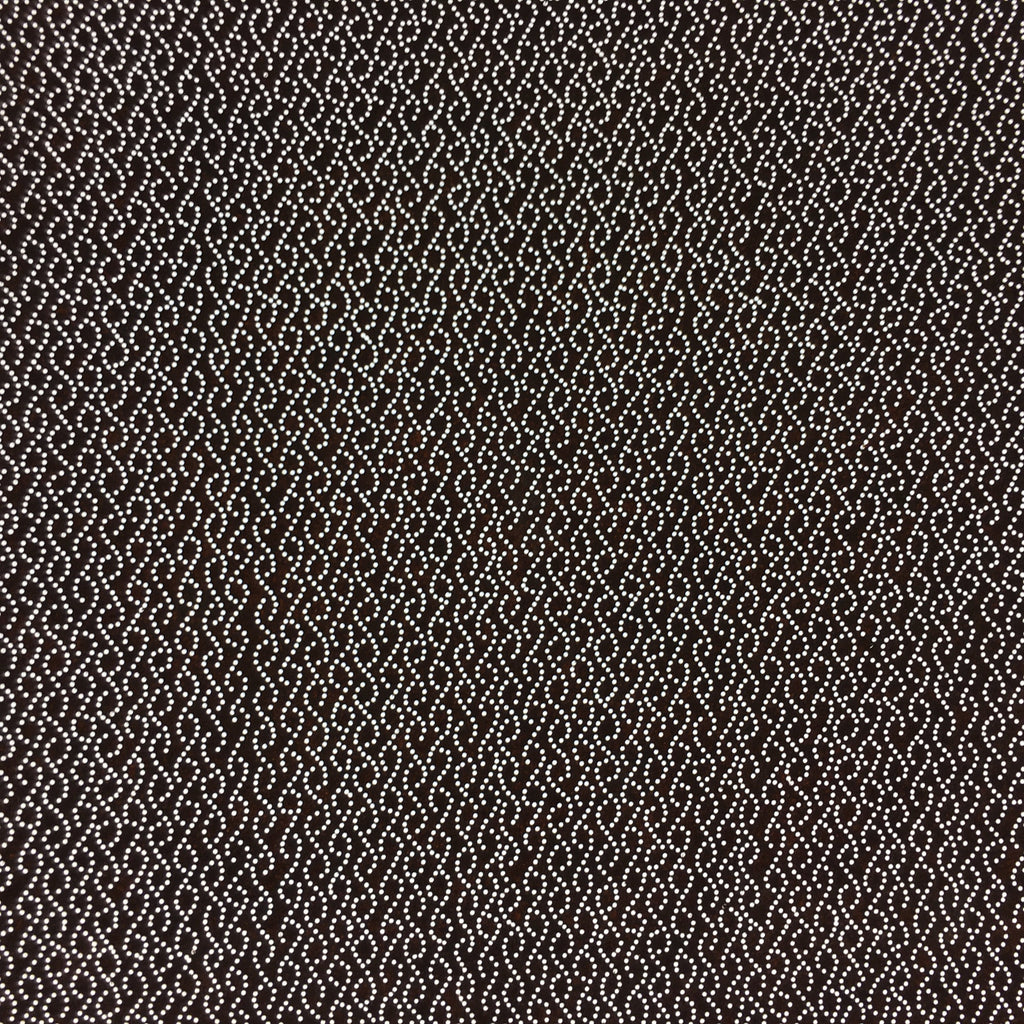 Japanese Antique Ise Katagami Paper Kimono Stencil Edo Dotted Spiral A407