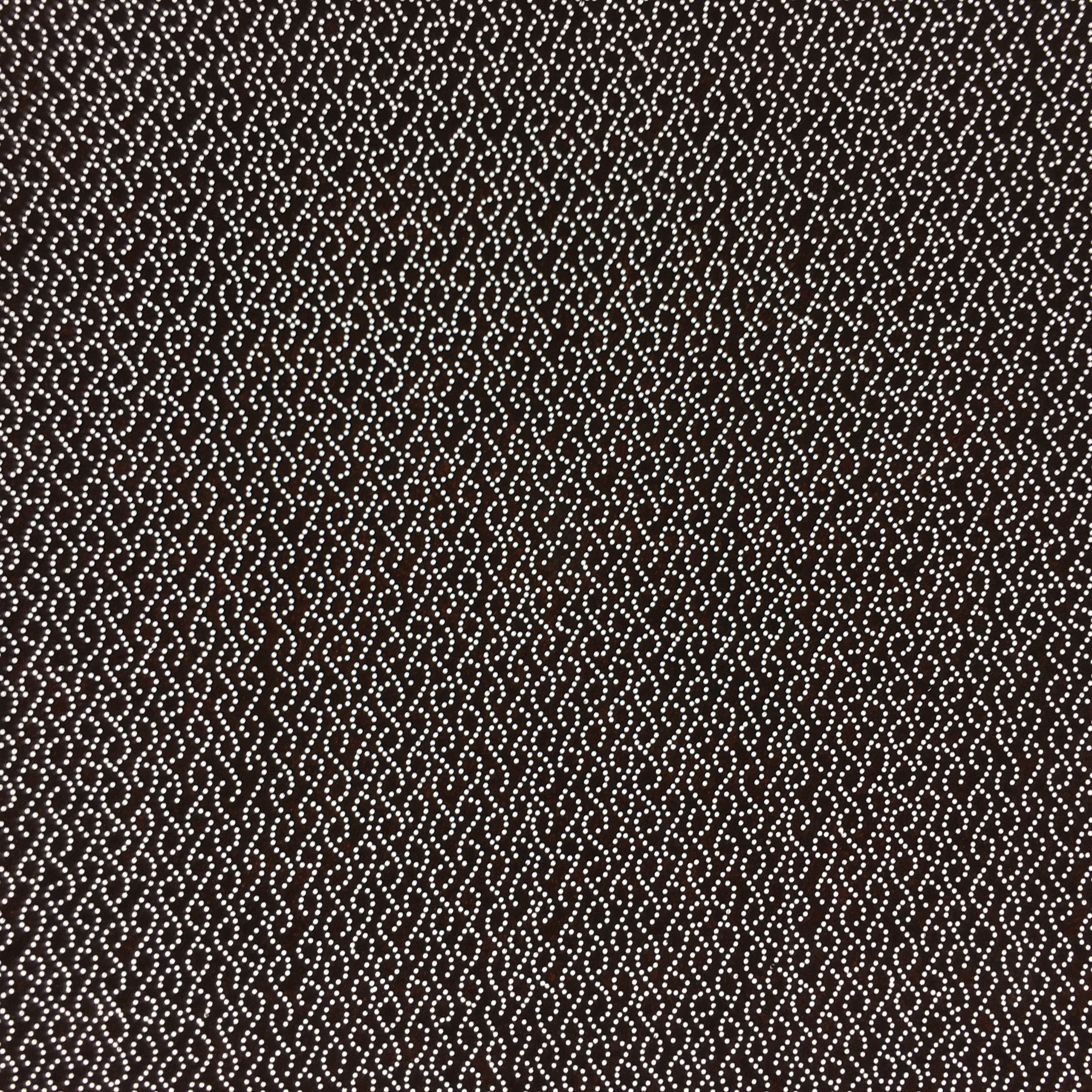Japanese Antique Ise Katagami Paper Kimono Stencil Edo Dotted Spiral A407