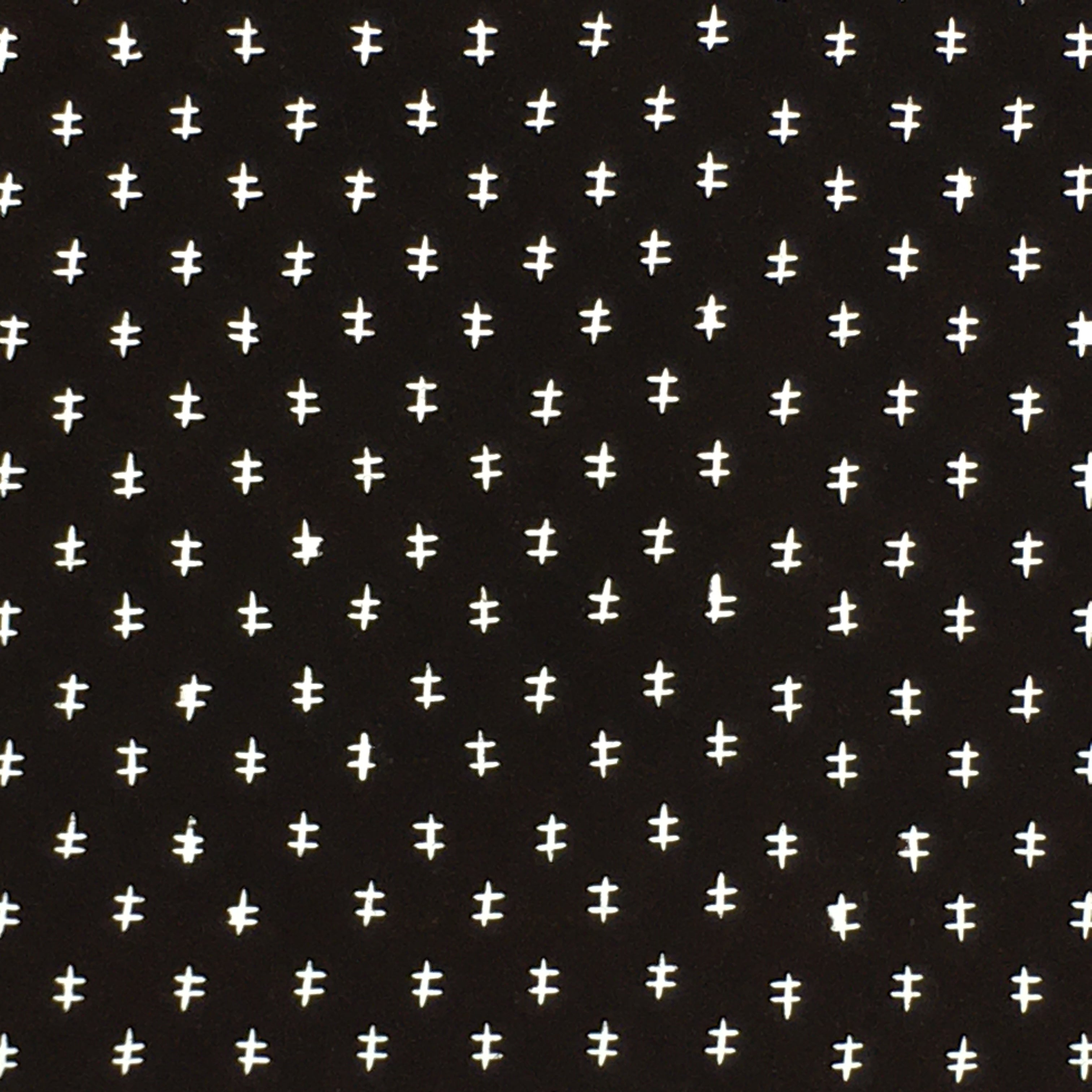 Japanese Antique Ise Katagami Paper Kimono Stencil Edo Double Cross Pattern A577