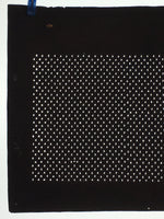 Japanese Antique Ise Katagami Paper Kimono Stencil Edo Double Cross Pattern A577