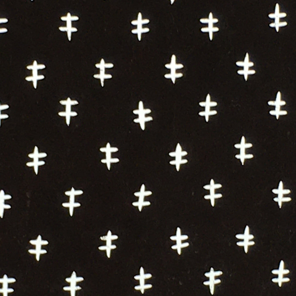 Japanese Antique Ise Katagami Paper Kimono Stencil Edo Double Cross Pattern A577