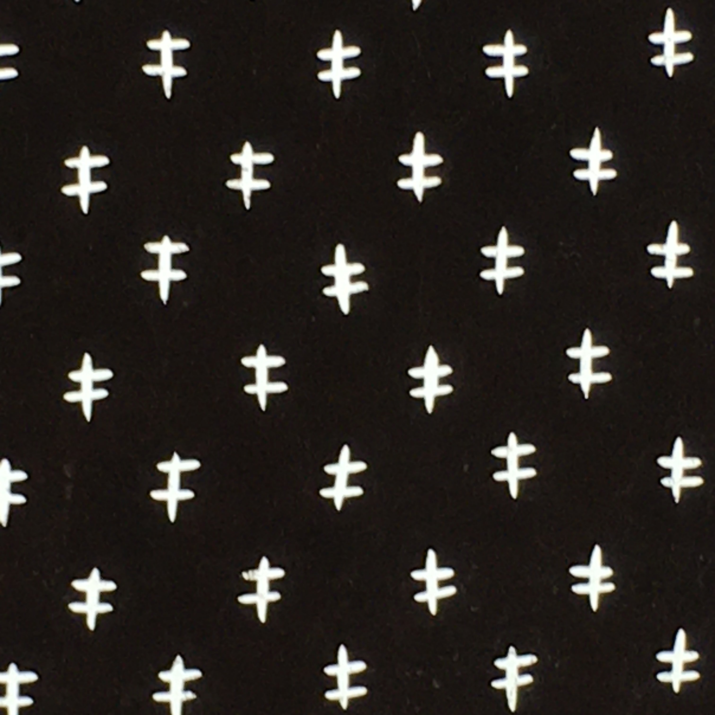Japanese Antique Ise Katagami Paper Kimono Stencil Edo Double Cross Pattern A577