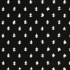 Japanese Antique Ise Katagami Paper Kimono Stencil Edo Double Cross Pattern A577