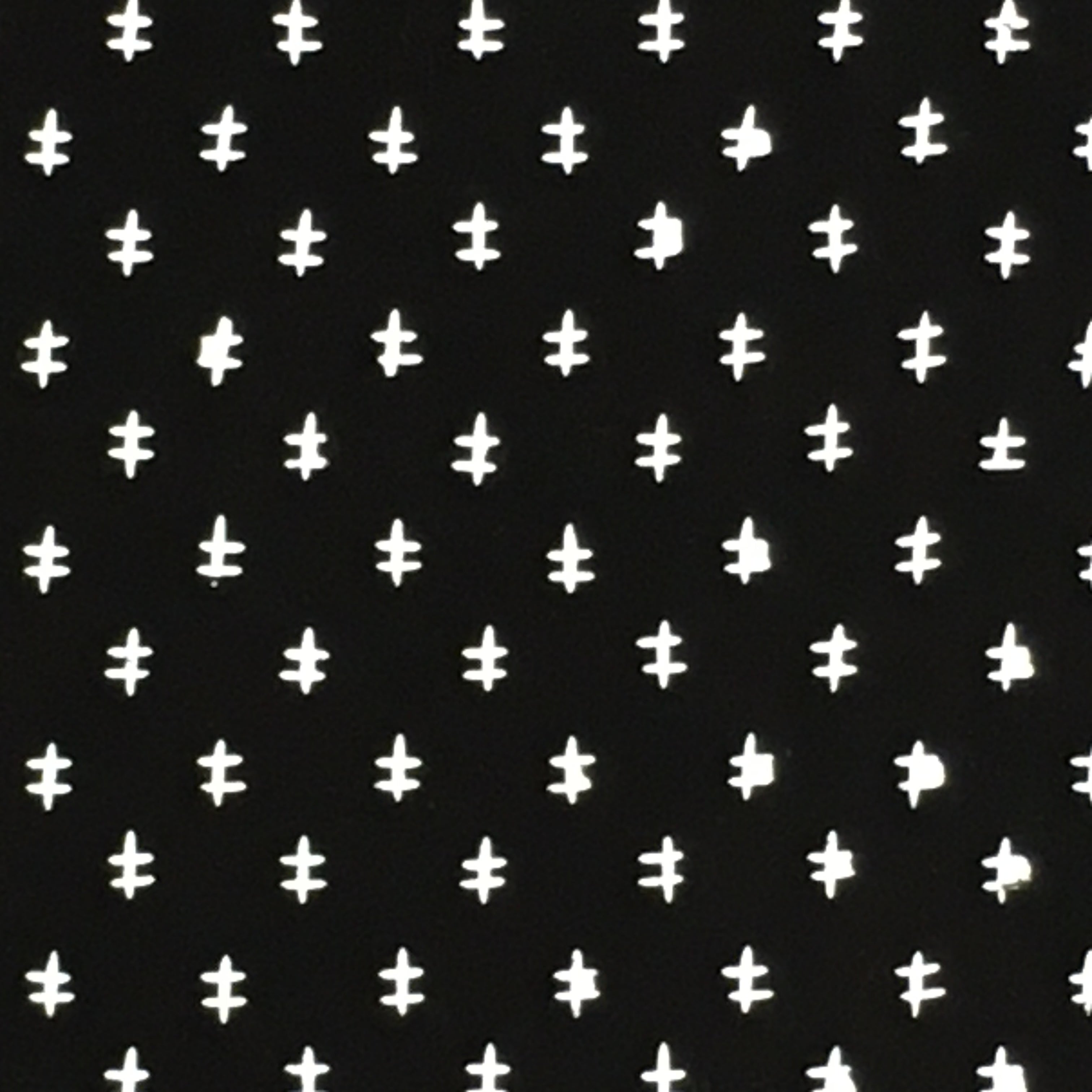 Japanese Antique Ise Katagami Paper Kimono Stencil Edo Double Cross Pattern A577