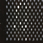 Japanese Antique Ise Katagami Paper Kimono Stencil Edo Era Abstract A354