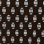 Japanese Antique Ise Katagami Paper Kimono Stencil Edo Era Abstract A354