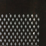 Japanese Antique Ise Katagami Paper Kimono Stencil Edo Era Abstract A354