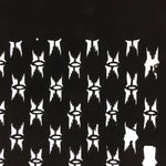 Japanese Antique Ise Katagami Paper Kimono Stencil Edo Era Abstract A362