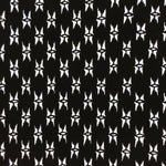 Japanese Antique Ise Katagami Paper Kimono Stencil Edo Era Abstract A362