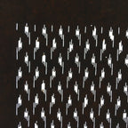 Japanese Antique Ise Katagami Paper Kimono Stencil Edo Era Abstract Grain A366