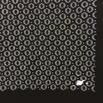 Japanese Antique Ise Katagami Paper Kimono Stencil Edo Era Circle Scale A374