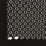 Japanese Antique Ise Katagami Paper Kimono Stencil Edo Era Circle Scale A374