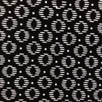 Japanese Antique Ise Katagami Paper Kimono Stencil Edo Era Circle Scale A374