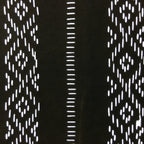Japanese Antique Ise Katagami Paper Kimono Stencil Edo Era Rhombus Line A375