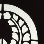Japanese Antique Ise Katagami Paper Kimono Stencil Edo Family Crest Pattern A590