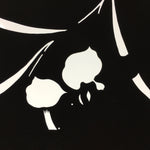 Japanese Antique Ise Katagami Paper Kimono Stencil Edo Flower Leaf A417