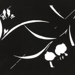 Japanese Antique Ise Katagami Paper Kimono Stencil Edo Flower Leaf A417