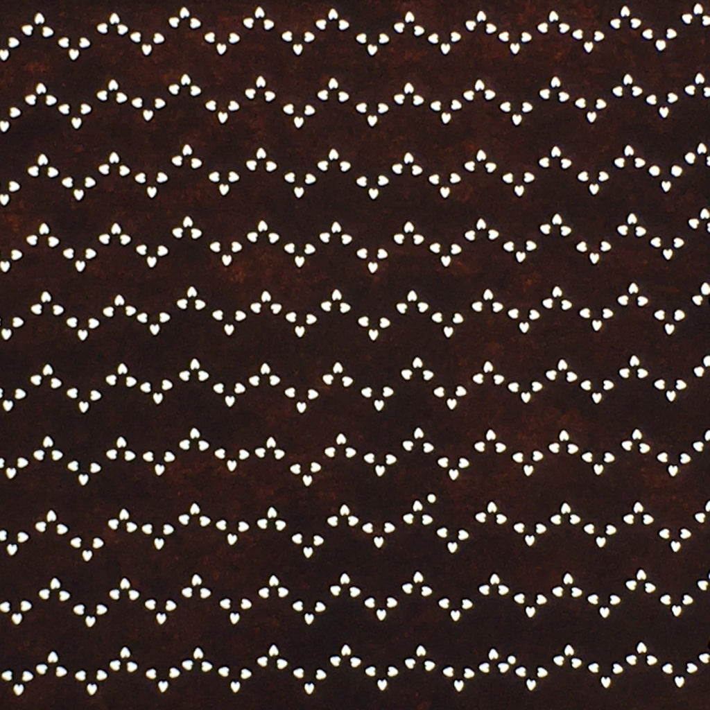 Japanese Antique Ise Katagami Paper Kimono Stencil Edo Flower Petal Pattern A583