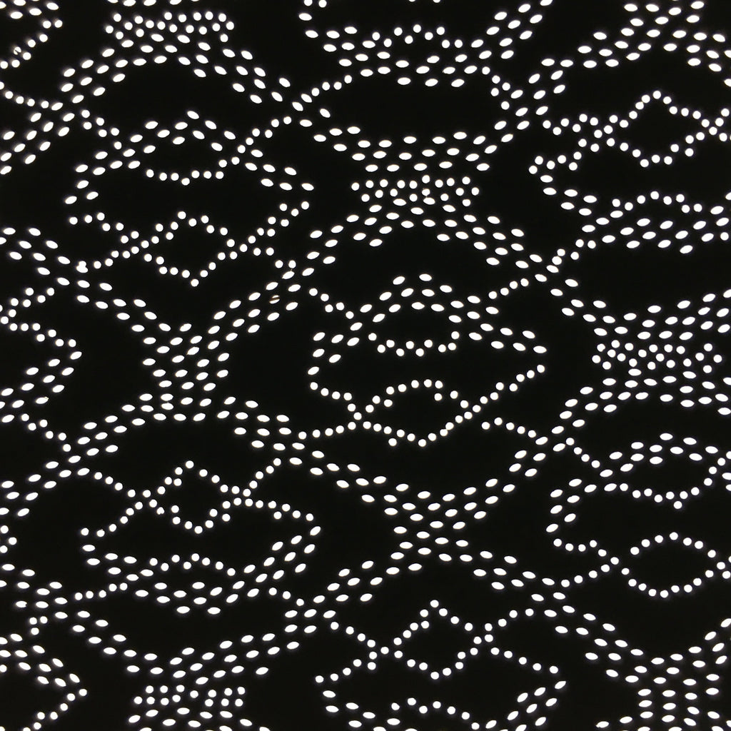 Japanese Antique Ise Katagami Paper Kimono Stencil Edo Folding Fan Pattern A530