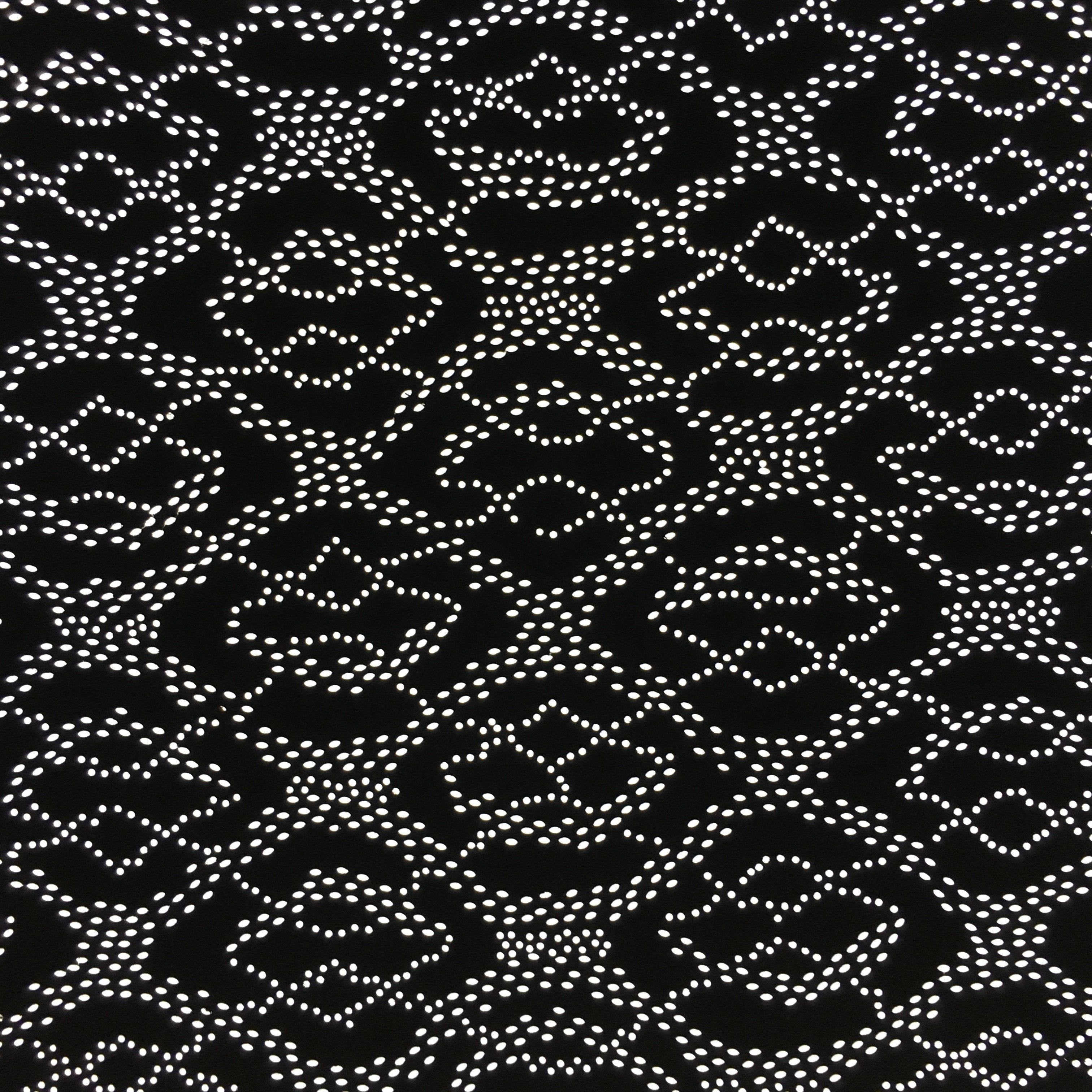Japanese Antique Ise Katagami Paper Kimono Stencil Edo Folding Fan Pattern A530