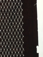 Japanese Antique Ise Katagami Paper Kimono Stencil Edo Geometric Pattern A589