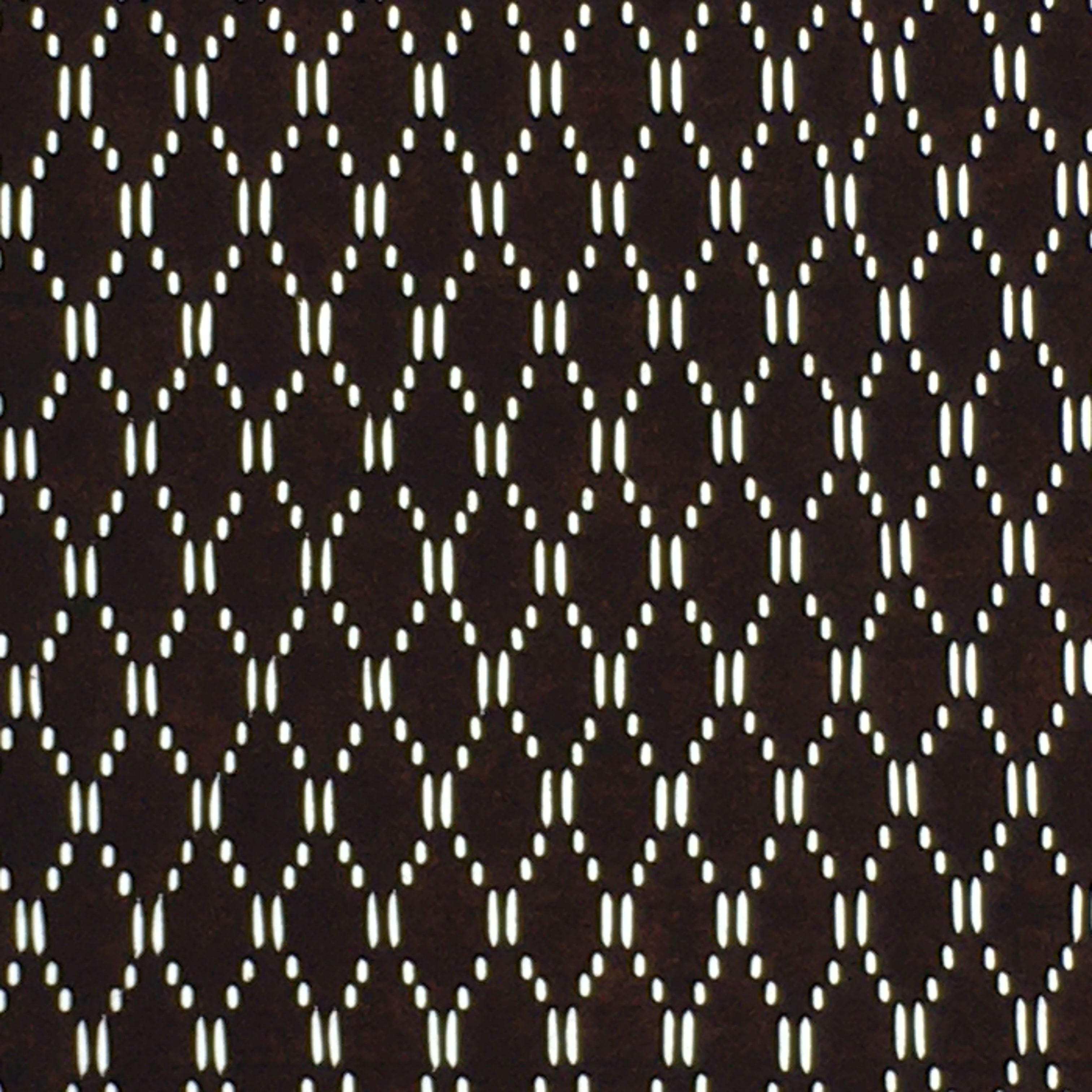 Japanese Antique Ise Katagami Paper Kimono Stencil Edo Geometric Pattern A589