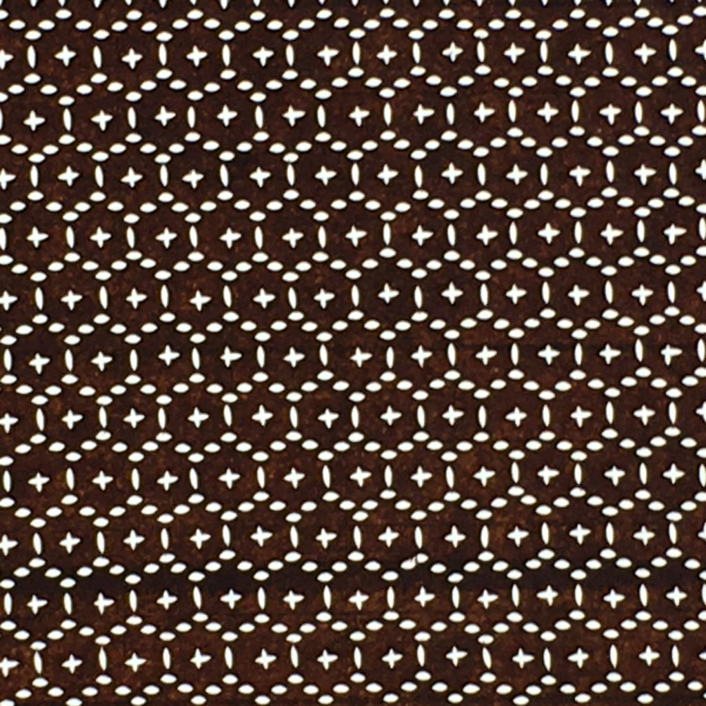 Japanese Antique Ise Katagami Paper Kimono Stencil Edo Geometric Pattern A593