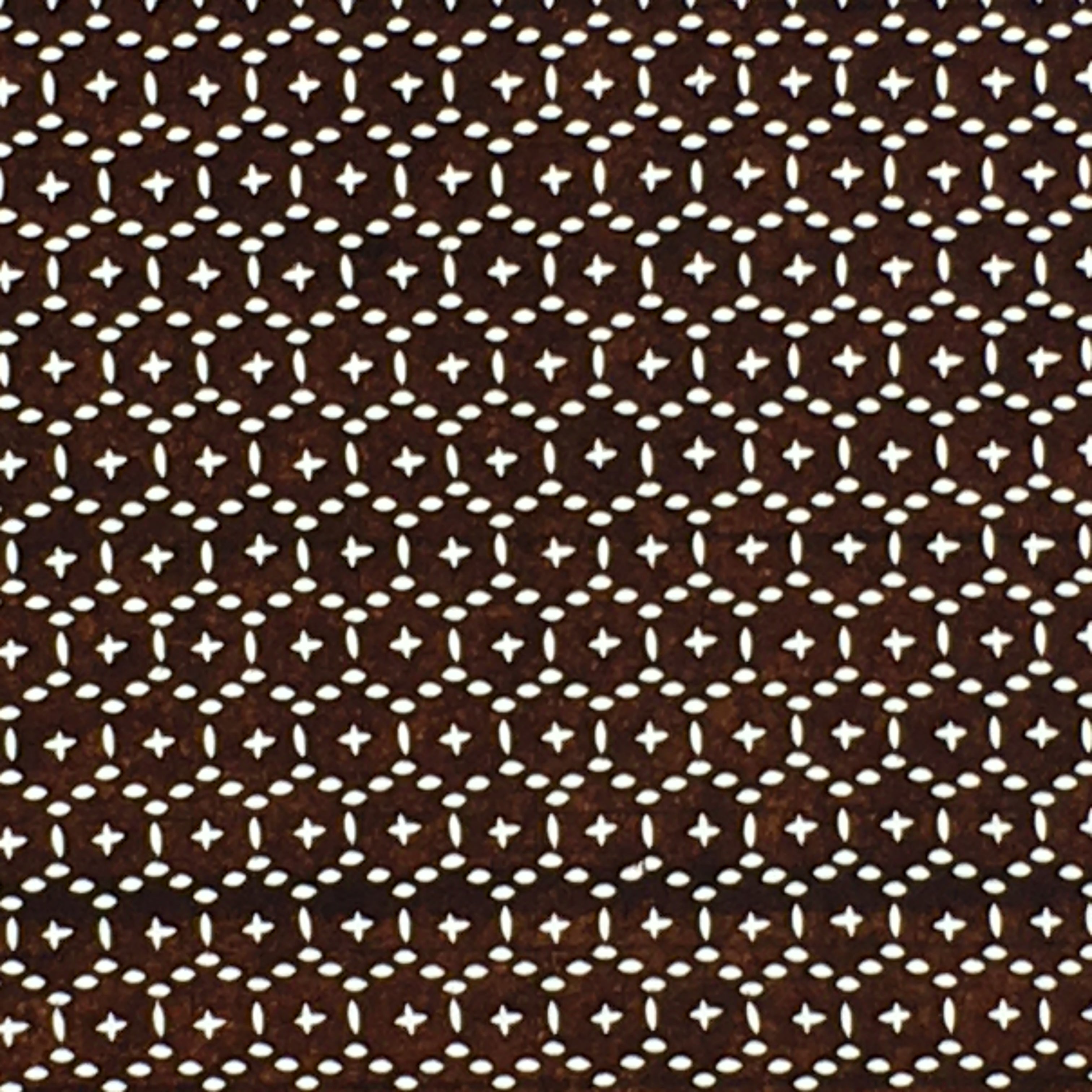 Japanese Antique Ise Katagami Paper Kimono Stencil Edo Geometric Pattern A593