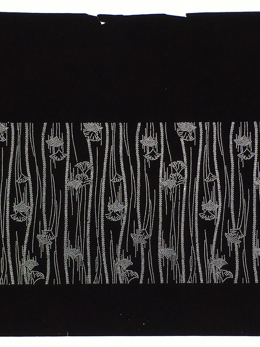 Japanese Antique Ise Katagami Paper Kimono Stencil Edo Ginkgo Leaf Pattern A599